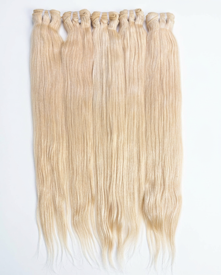 Platinum Blonde Indian Straight Bundles