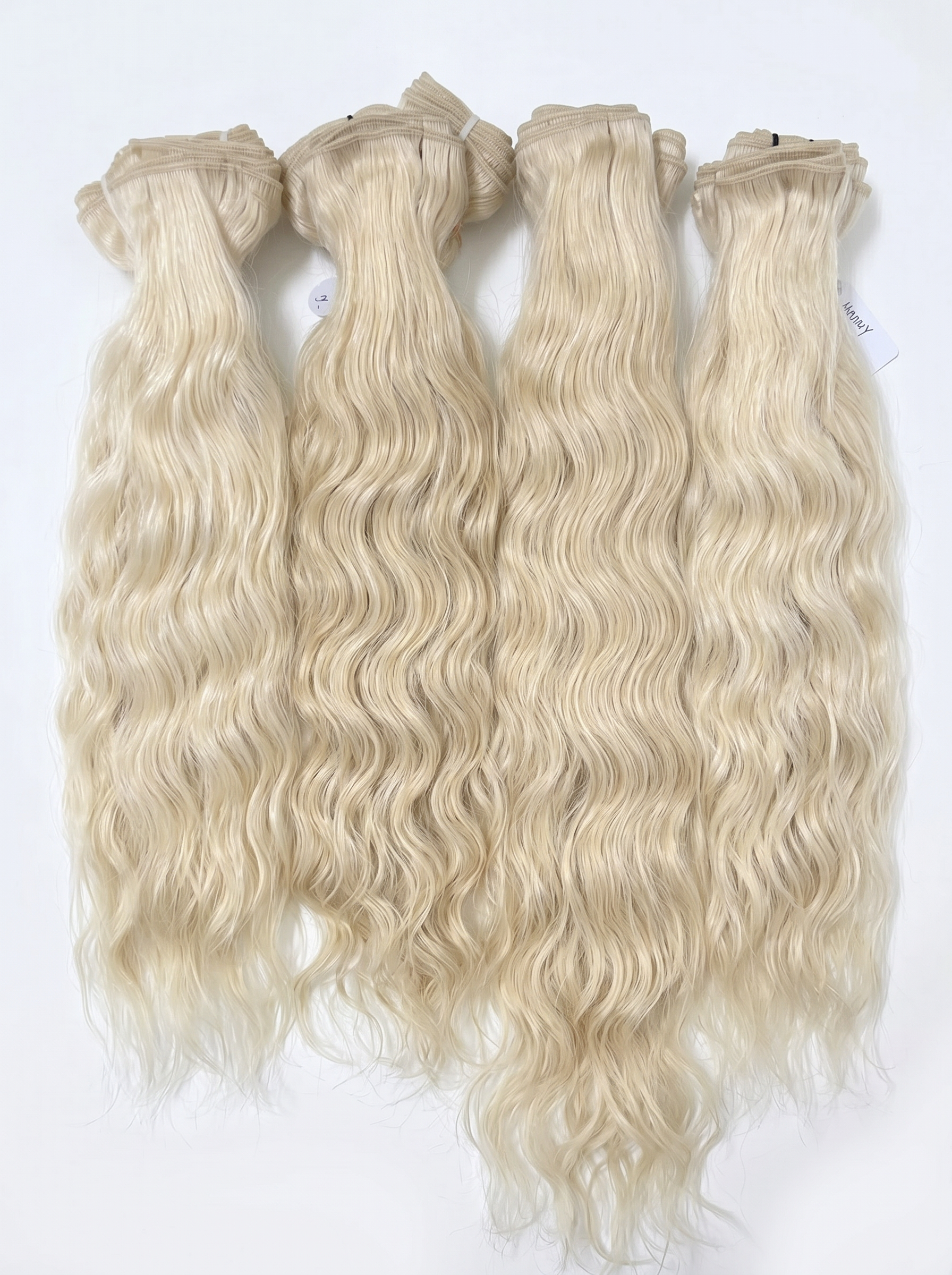 Platinum Blonde Indian Wavy Bundles